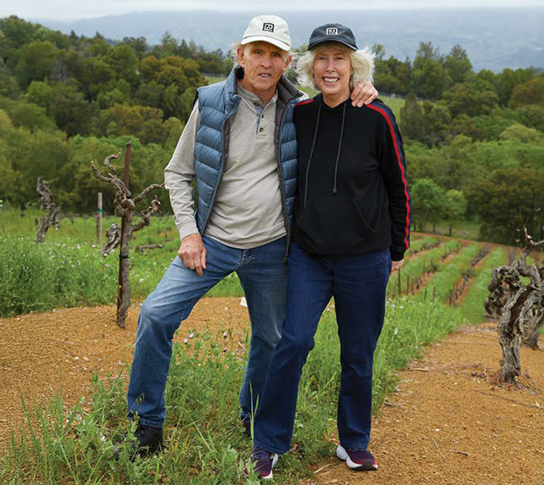 Peter and Deanne in Vineyard